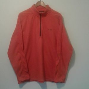 Champion orange pullover jacket 100% polyester